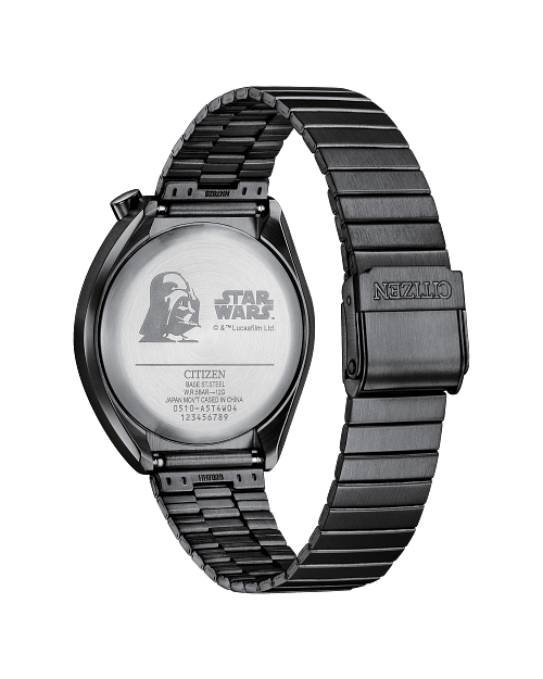 Darth Vader Black Dial Stainless Steel Bracelet AN3669-52E | CITIZEN
